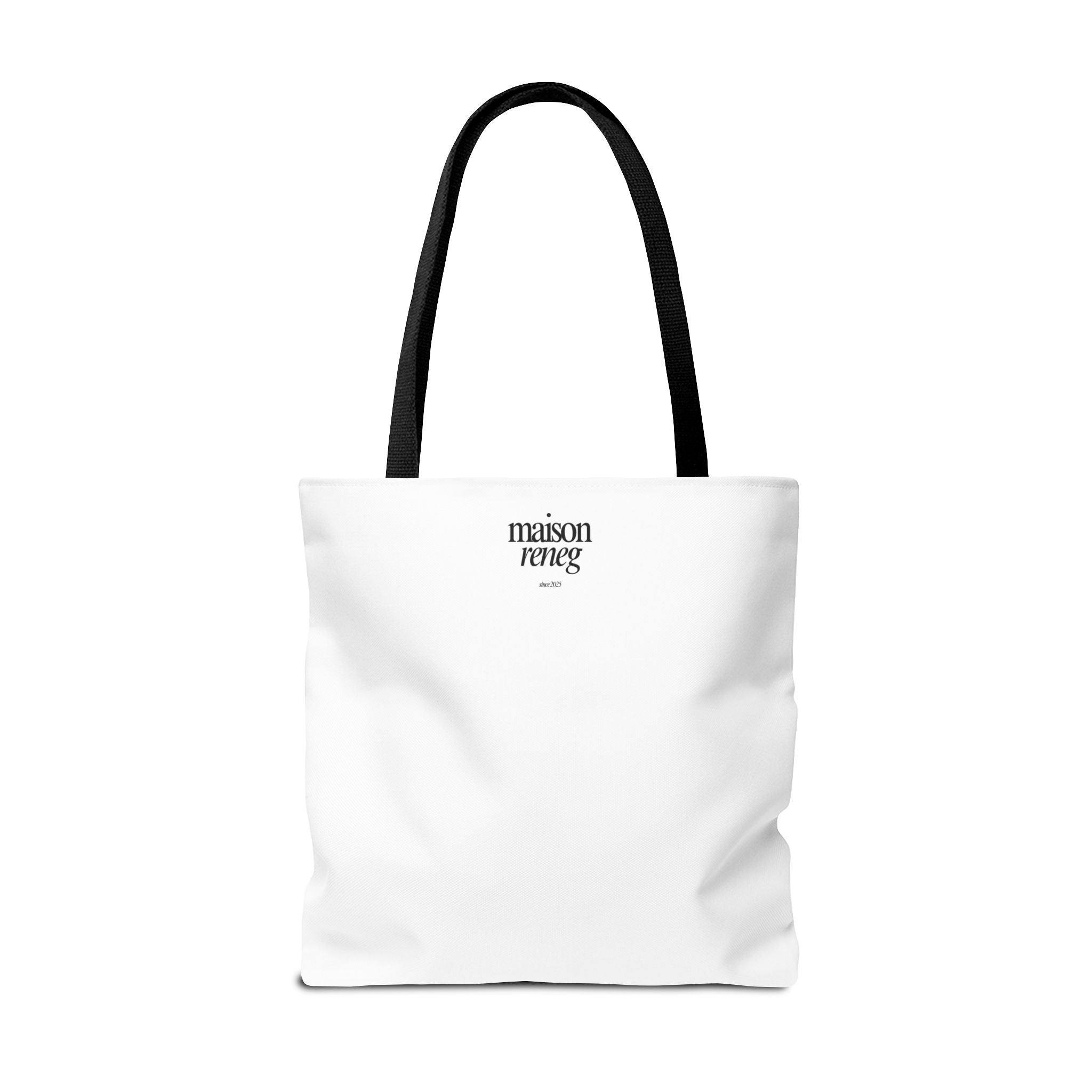 Eco-Friendly Tote Bag - Say No to Plastic, Reusable Shopping Bag, Soft White Bag, Black, White