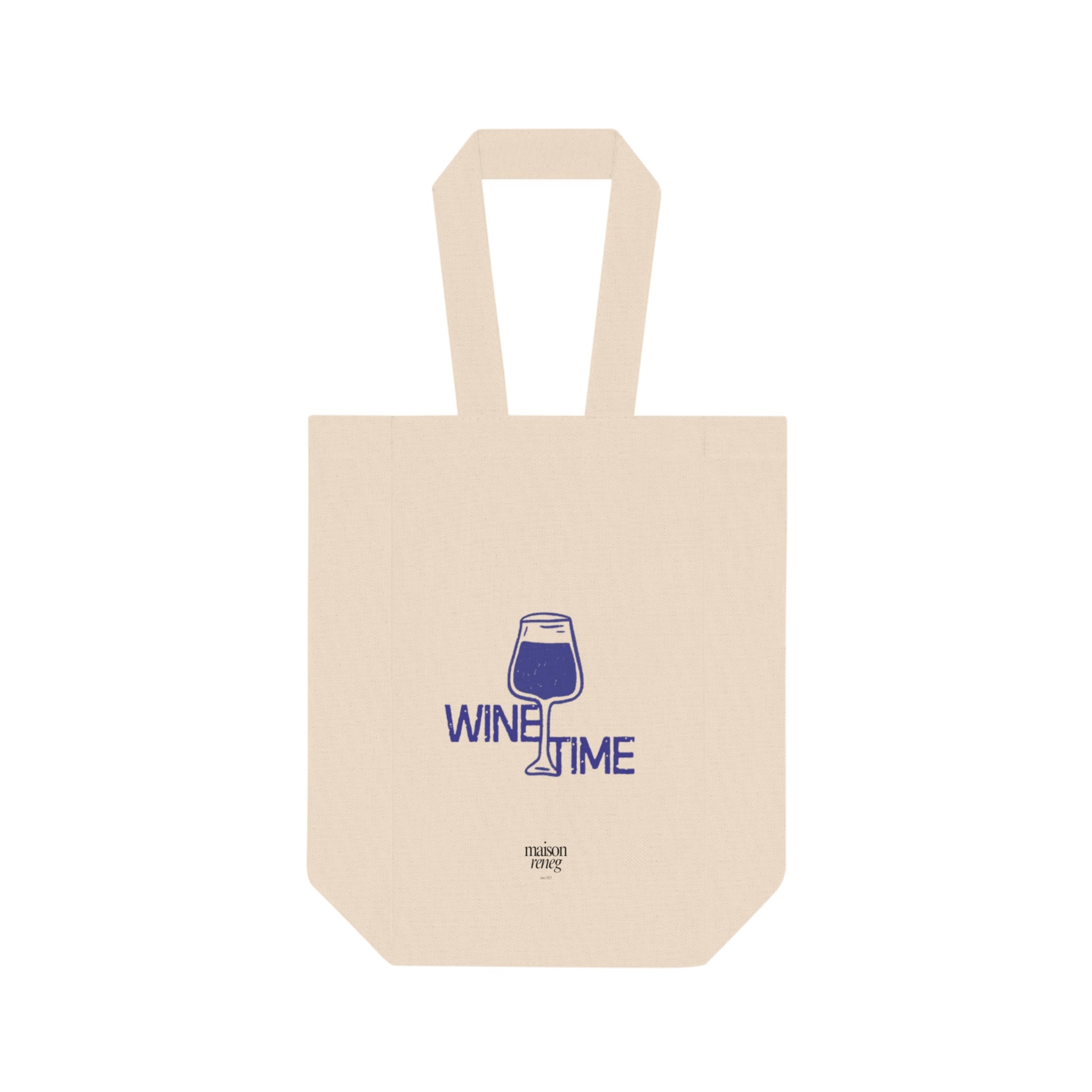 Eco-Friendly Tote Bag, Wine Tote Bag, Wine Time