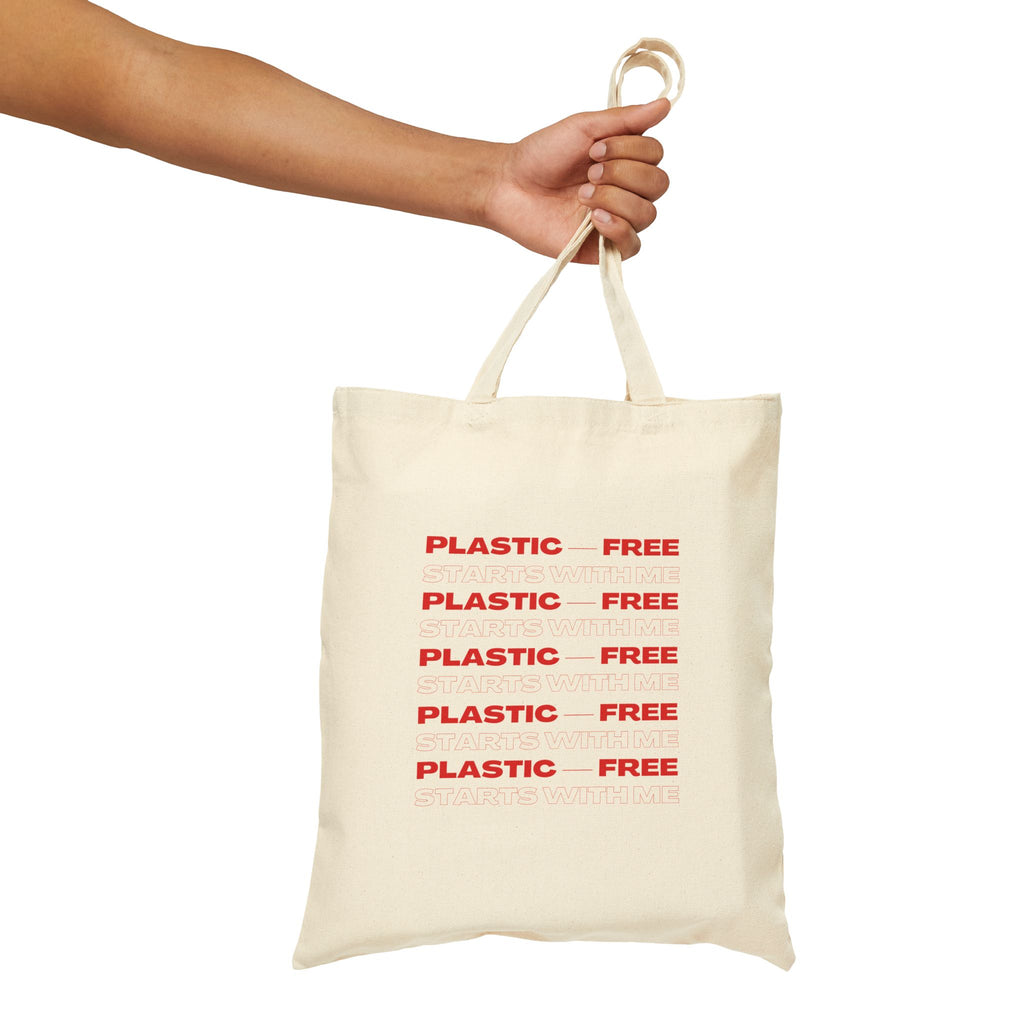 Eco-Friendly Cotton Tote Bag, Reusable Shopping Bag, Plastic Free