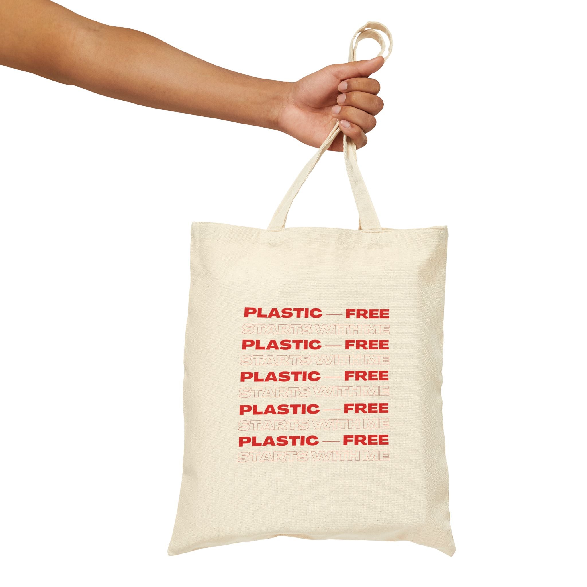 Eco-Friendly Cotton Tote Bag, Reusable Shopping Bag, Plastic Free