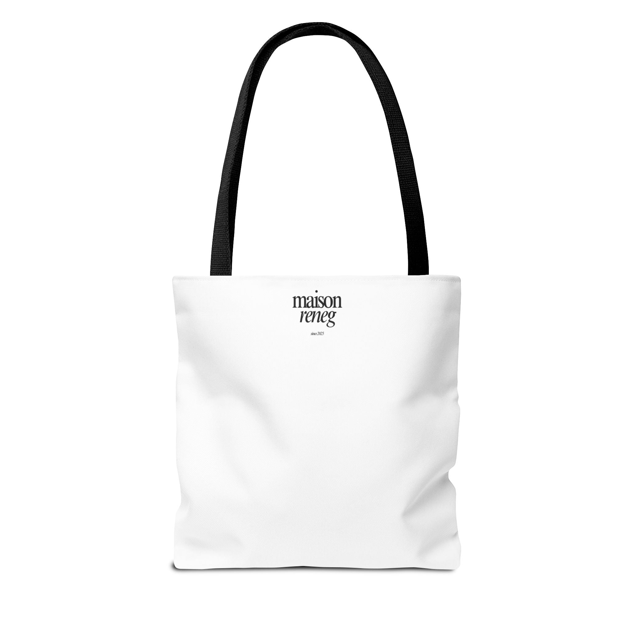 Eco-Friendly Tote Bag - Say No to Plastic, Reusable Shopping Bag, Soft White Bag, Black, White