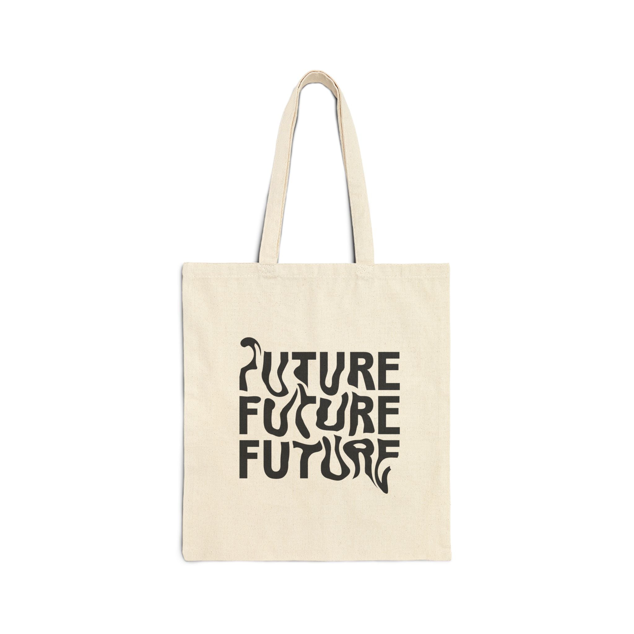 Eco-Friendly Cotton Tote Bag, Reusable Shopping Bag, Future