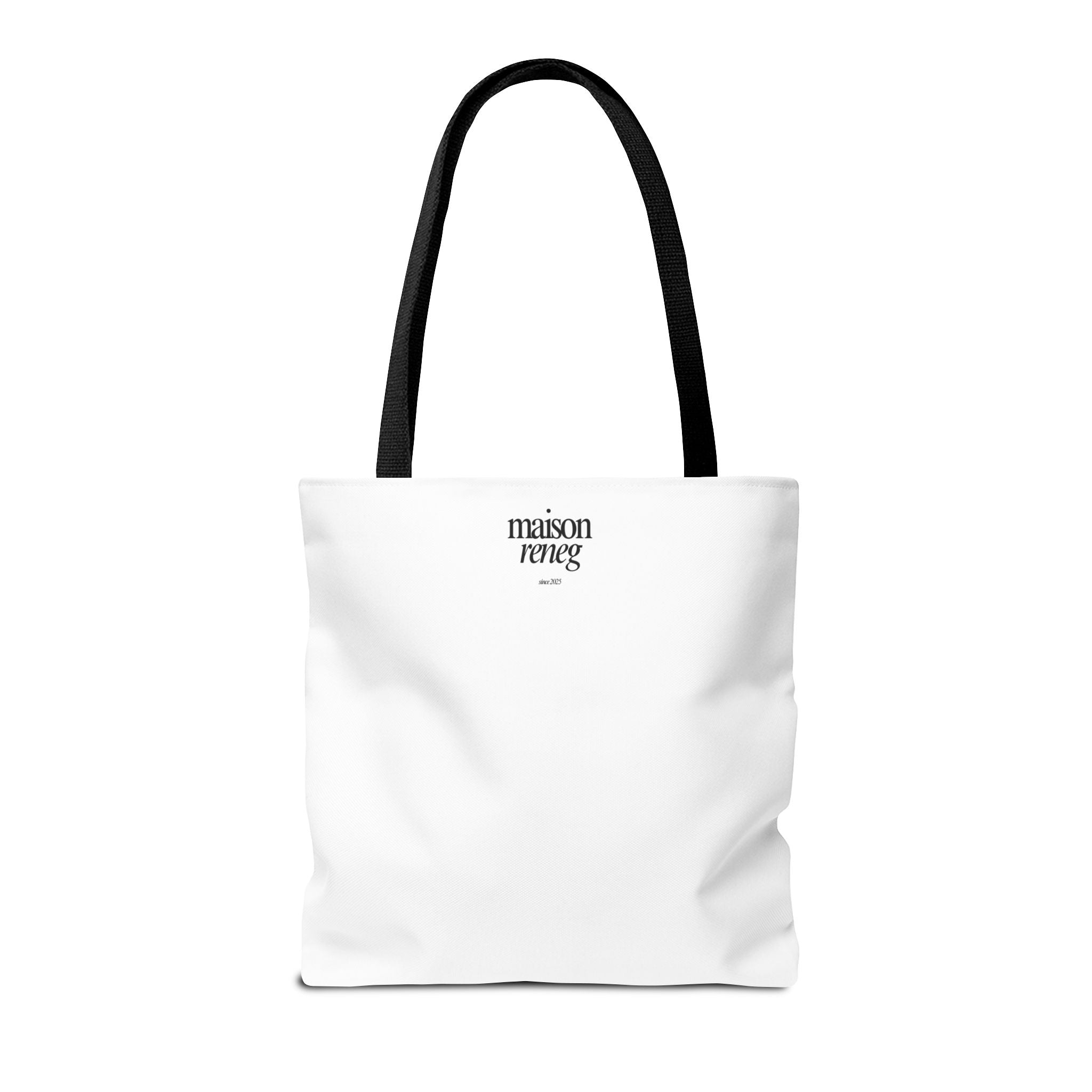Eco-Friendly Tote Bag - Say No to Plastic, Reusable Shopping Bag, Soft White Bag, Black, White
