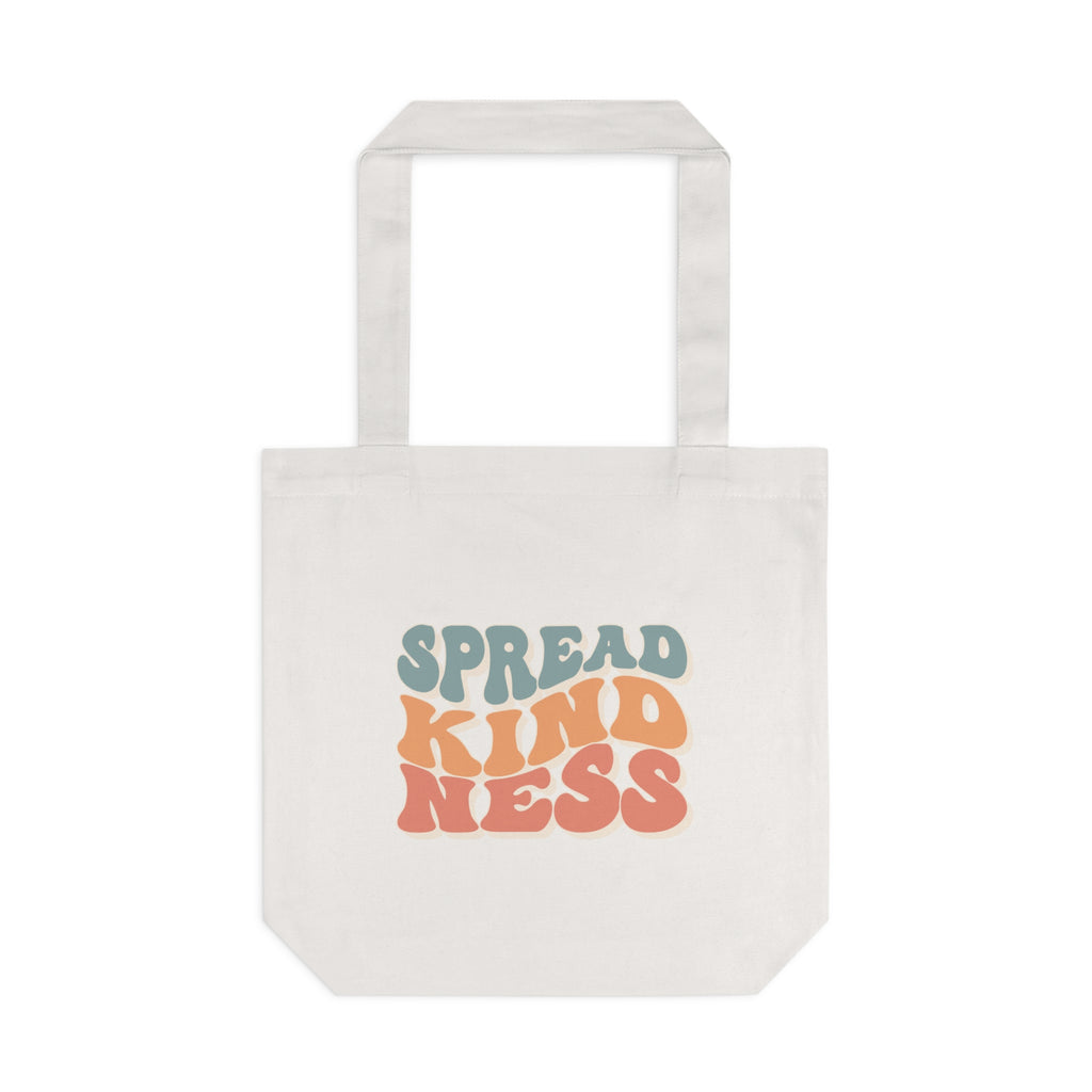 Eco-Friendly Cotton Tote Bag, Reusable Shopping Bag, Spread Kindness