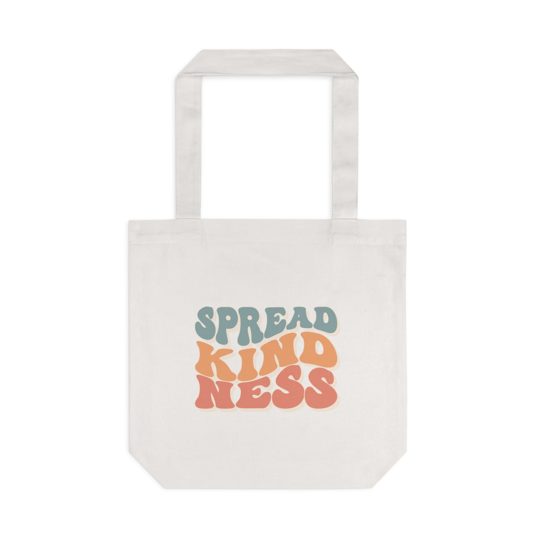Eco-Friendly Cotton Tote Bag, Reusable Shopping Bag, Spread Kindness